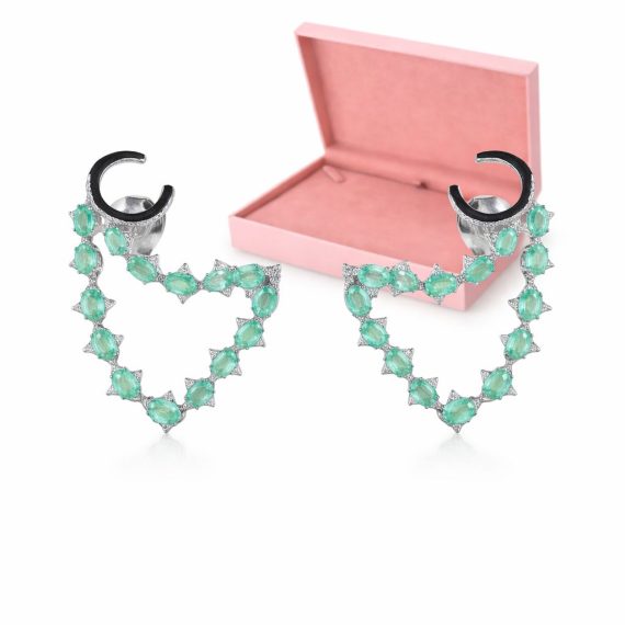 Brinco Chloe Colombiana Prata 925