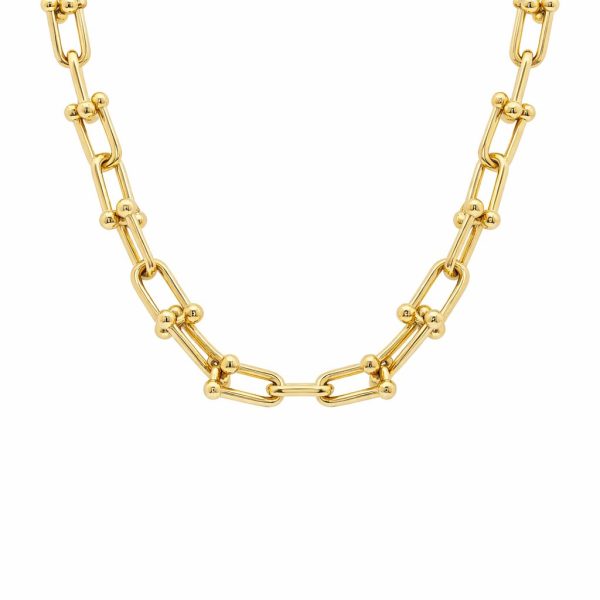 Colar Elos Lisos Inspired Ouro Joias