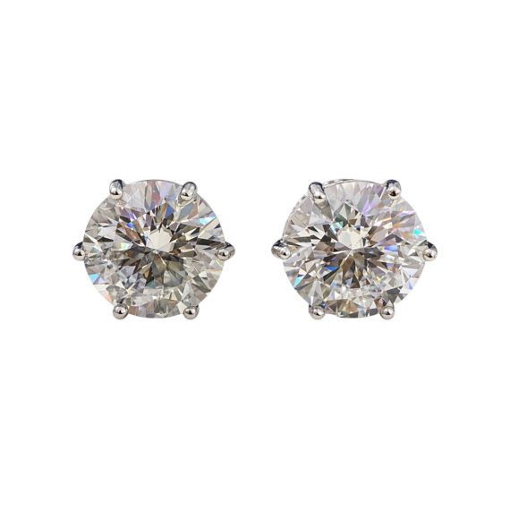 Brinco Ponto de Luz 11mm Moissanite