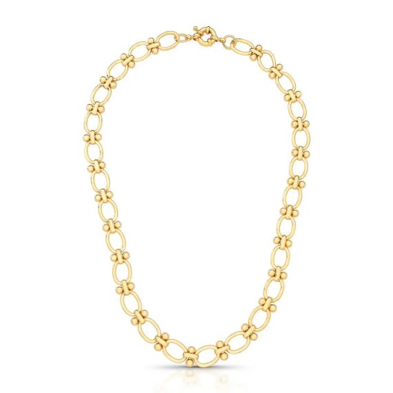 Colar Elos Lisos Ouro