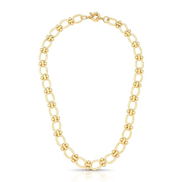 Colar Elos Lisos Ouro