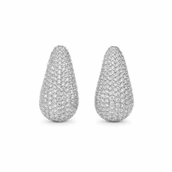 Brinco Argolinha Micro Cravejado Prata 925