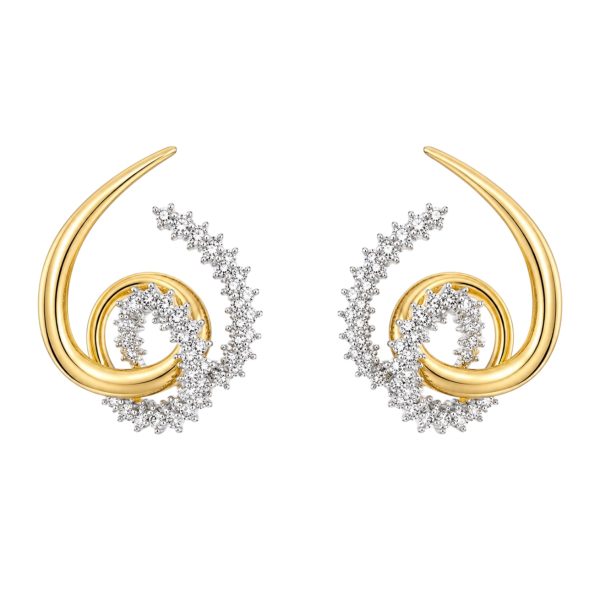 Brinco Desing Ava Ouro