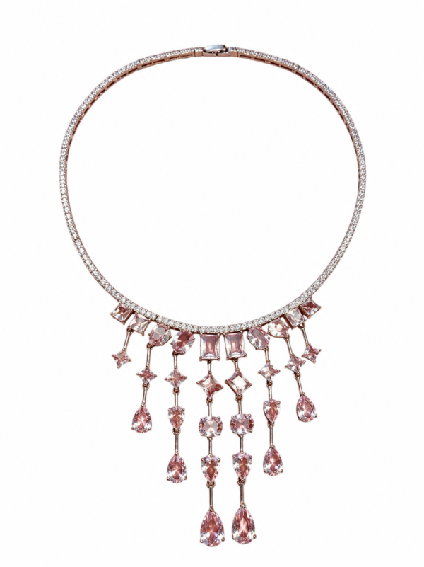 Colar Luxuoso Cleopatra Morganita
