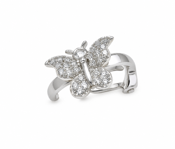 Piercing Borboleta Prata 925 Joias