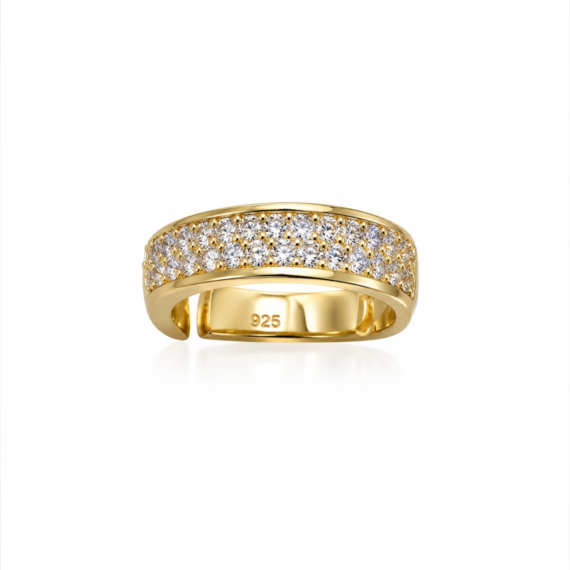 Piercing Achatado Ouro Prata 925