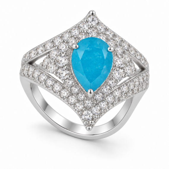 Anel Diamond  Blue Skye