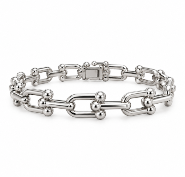 Pulseira Inspired Elos Lisos  Silver