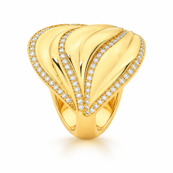 Anel Desing Oval Fillets